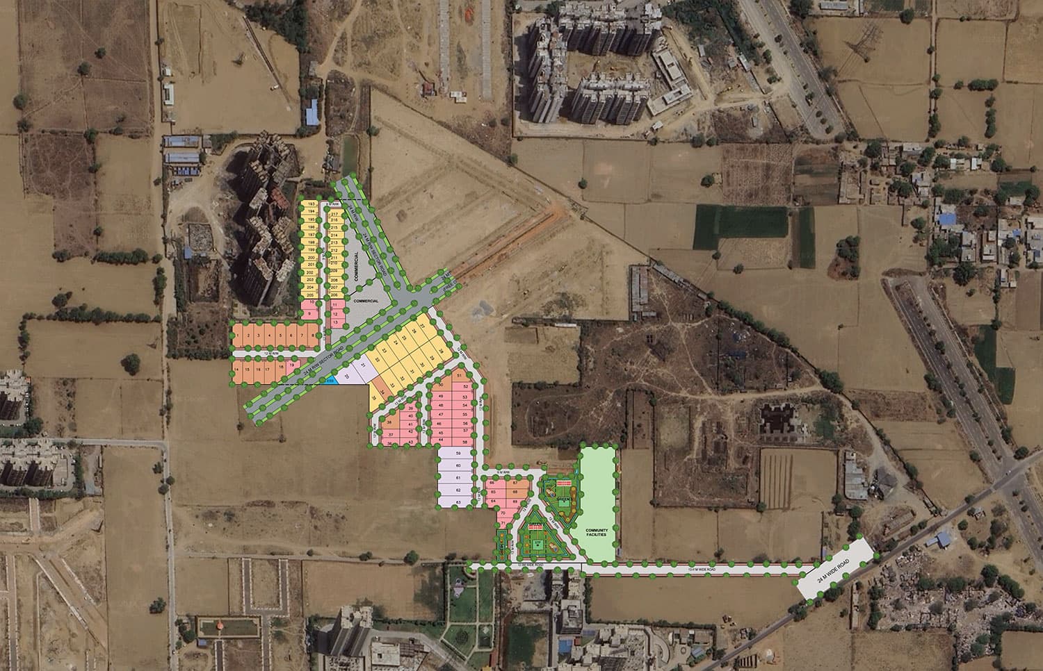 Spiti Greenwood Estate layout plan